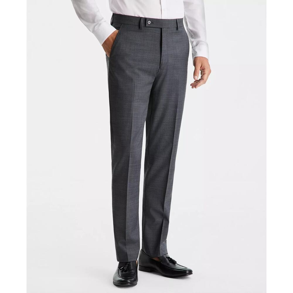 CALVIN KLEIN Men's Wool Slim Fit Suit Pants 34x32